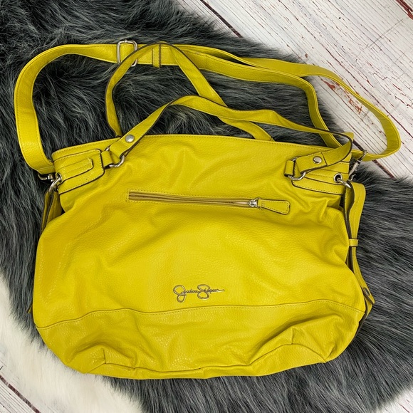 Jessica Simpson Bags Jessica Simpson Yellow Leather Satchelshoulder